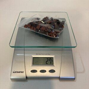 Lego Bulk Part 54200 Slope 1x1 2/3 Mixed Dark Brown + Reddish Brown Lot 27g 100+